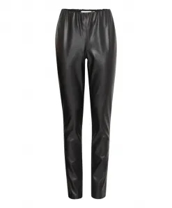 Кожаные брюки Ichi, черный