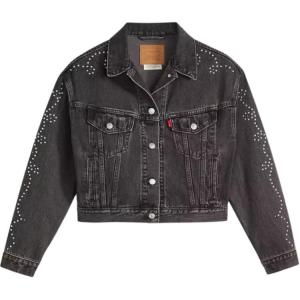 Levi's 90's trucker джинсовая куртка с шипами Levis, черный