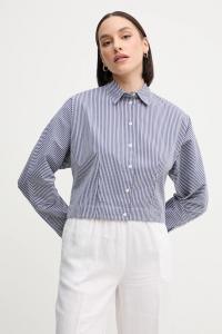 Хлопковая рубашка United Colors Of Benetton, синий