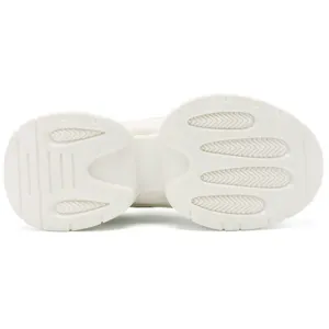 Satchi Текстильные кроссовки на низкой подошве Chunky из синтетической кожи женские бежевые