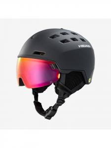 HEAD Горнолыжный шлем с визором, черный