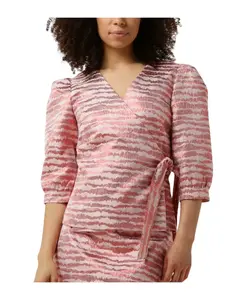 Топ металлик в стиле Lydas Aaiko, розовый