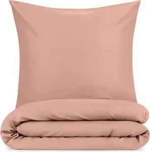 Комплект постельного белья 140x200 см + наволочка 40x80 см - простыни из микрофибры 140x200 см - комплект постельного белья из 2 предметов, розовый Blumtal