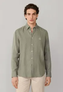 Рубашка с изображением птицы пэт Façonnable, Grey Olive Green