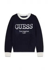 Джемпер с логотипом mit gesticktem Guess, Blau