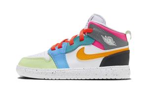 Jordan Air Jordan 1 Детские баскетбольные кроссовки PS, Supplier Colour/Halo Blue/Cream White