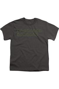 Футболка с коротким рукавом для подростков "Теория большого взрыва" Gildan, Charcoal