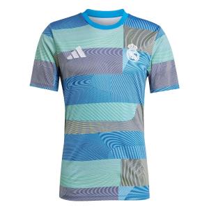 Футболка Performance ADIDAS PERFORMANCE Real Madrid Prematch 2025/2026, лазурный