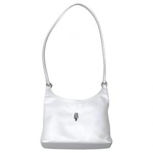 Chrome Hearts Сумка через плечо из тисненой кожи, женская сумка, белая