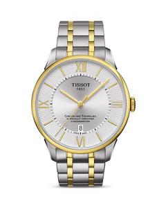 Часы Tissot Chemin des Tourelles, 42 мм, серебряный
