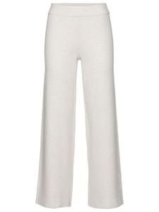 ELBSAND Вязаные брюки кремового цвета