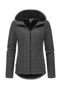 Кардиган с капюшоном Лышка Меланж Ragwear, темно-серый