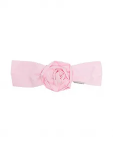 Ободок с цветочной аппликацией Monnalisa, розовый