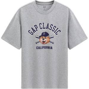 Футболка унисекс GAP, светло-серый