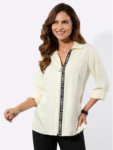 WITT WEIDEN Блузка с длинными рукавами цвета шампанского и черного