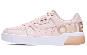 Кеды, скейтборд обувь женская низкая розовый/золотой 361°