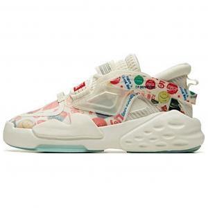 Кроссовки Coca Cola X Bastard Chunky женские низкие белые/красные/синие/зеленые/желтые Anta