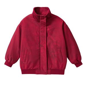 Детская утепленная куртка с капюшоном PROTECTCAMEL, red