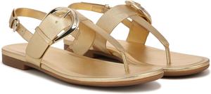 Сандалии Naturalizer Taylor Slingbacks, цвет Dark Gold Faux Leather