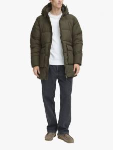 Ньютон удлиненная худи пуховик Casual Friday, Olive