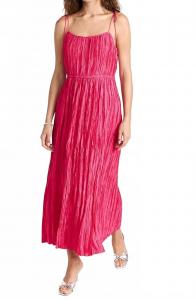 Платье Orla с плиссировкой миди в орхидеевом цвете Ulla Johnson, Orchid