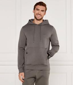 Толстовка мужская Boss Green с капюшоном, серый