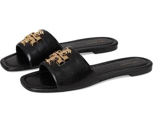 Сандалии Tory Burch Eleanor Slide, цвет Perfect Black/Gold