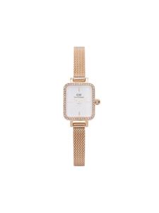 Наручные часы Quadro Mini Lumine 18 мм Daniel Wellington, белый