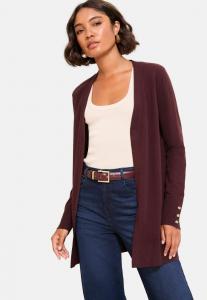 Кардиган Friends Like These REGULAR FIT-LONGLINE, Burgundy Red/Bordeaux