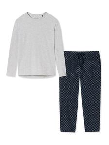 Ночное белье Schiesser, цвет blau gepunktet/grau