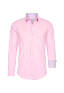 Рубашка с контрастным внутренним воротником RUSTY NEAL, цвет Rose