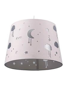 Подвесной светильник "Вечернее небо" розового цвета - Ø 27 см relaxdays