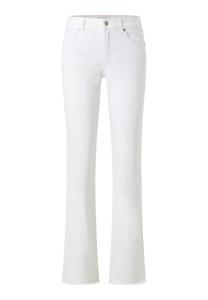 Джинсы Bootcut Angels Leni Slit Fringe, White Denim