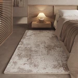 Budis Ковер 80х160 см из искусственного кашемира, французский винтажный стиль, водостойкий, для спальни, детской или гостиной