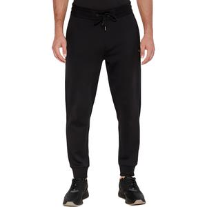 Брюки спортивные на шнурке с нашивкой логотипа Boss HUGO BOSS, черные