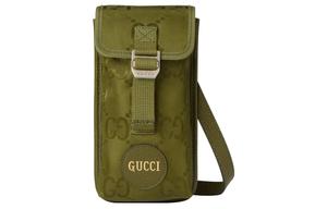 Сумка кросс-боди Off The Grid из нейлона с кожаными деталями, зеленая мужская сумка через плечо GUCCI