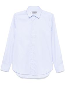 Canali рубашка на пуговицах, синий