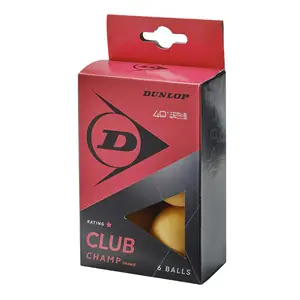 Шарики для пинг-понга Dunlop Club Champ, оранжевый