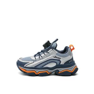 Детские кеды Kids Low-top Серые Jeep, голубой