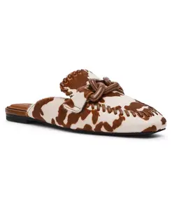 Женские мюли Alora на квадратном каблуке Anne Klein, загар/бежевый