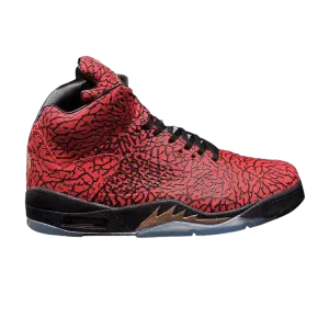 Кроссовки Air Jordan FBCC x Air Jordan 5 Retro 'Versace 3LAB5' Custom, красный