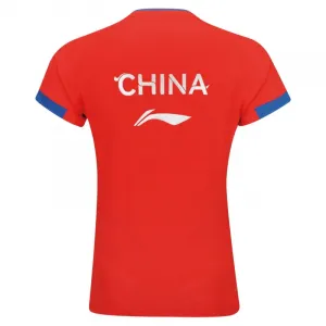 Li-Ning Badminton Competition Collection футболка для бадминтона Vermilion