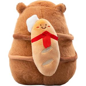 Милый рюкзак капибара коллекция еды плюшевые куклы 25см/35см/45см/60см высота MERCONSER