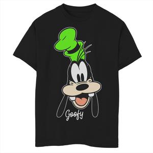 Футболка с изображением улыбающегося лица Disney Goofy и портретом для мальчиков 8–20 лет Licensed Character