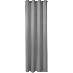 Светоотражающая занавеска Baldo с люверсами, 1 шт., шторка с люверсами из декоративной ткани Gerster, серый