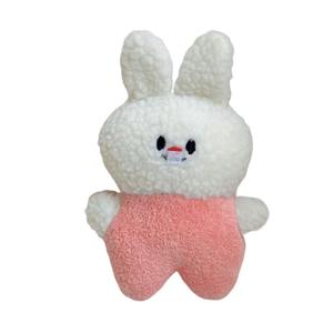 1 упаковка плюшевых кукол Smiley Bunny высотой 18 см Tak Bebe, Pink[No Carrot]