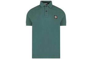 Рубашка поло мужская зеленая Stone Island, зеленый