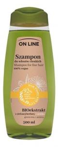 БИО шампунь для волос с экстрактом зеленого чая и арники 500мл On Line From Plants With Love