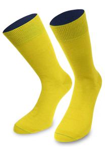 Носки Normani MID CUT SOCKS BI-COLOR, Gelb/Marine/Light Yellow