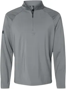 Adidas Shoulder Stripe Quarter-Zip Pullover с индивидуальной вышивкой